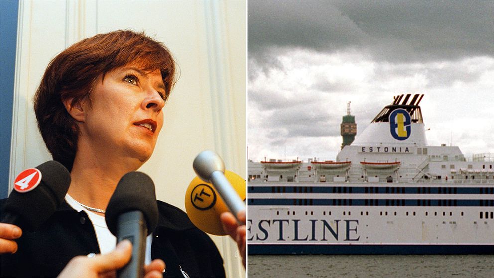 Mona Sahlin och M/S Estonia.