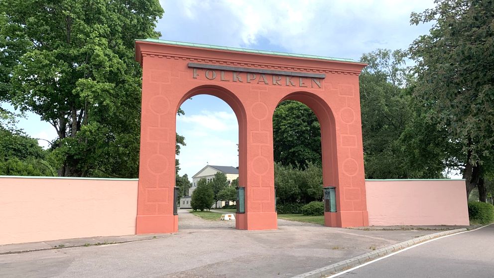 Folkparken i Halmstad.