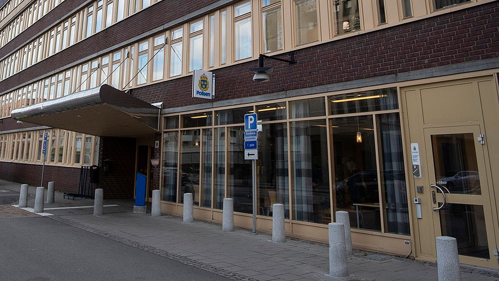 Arkivbild tagen utanför polishuset i Sundsvall.