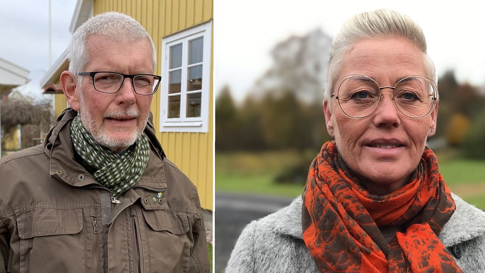 Riksdagsledamöterna Anders Åkesson (C) och Monica Haider (S)