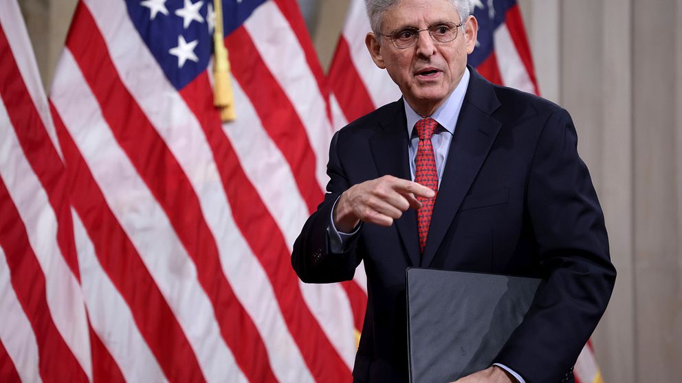 USA:s justitieminister Merrick Garland. Arkivbild.