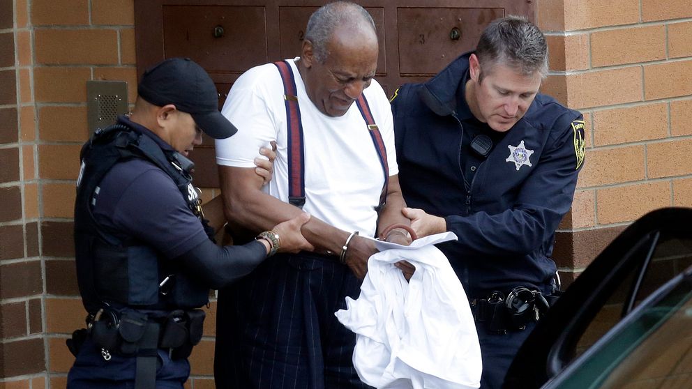 Bill Cosby när han dömdes till fängelse den 25 september 2018. Arkivbild.
