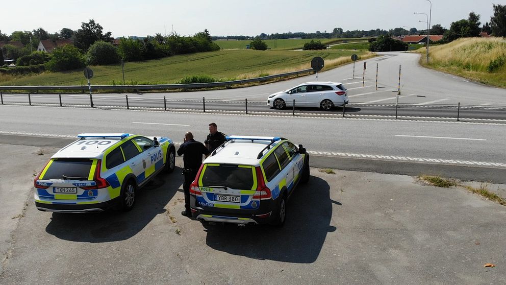Efter polisens ökade bevakning på E65 mellan Ystad och Malmö har stenkastningen mot danska trafikanter upphört och bara en trafikolycka rapporterats in.