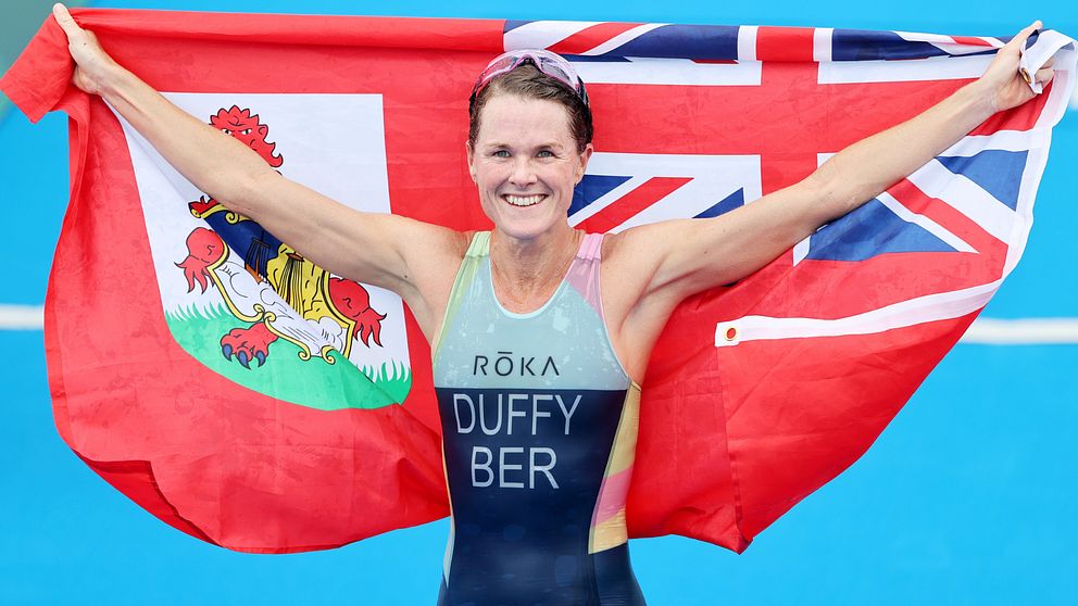 Flora Duffy blev Bermudas första OS-guldmedaljör.