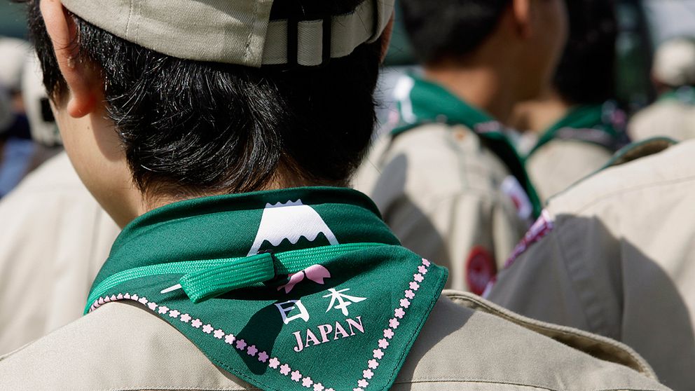 Scouterna hade träffats på Världsscoutjamboreen i Japan, ett scoutmöte som hålls vart fjärde år med deltagare från hela världen. För fyra år sedan hölls det i Kristianstad