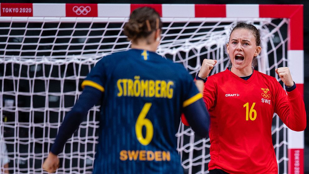 Två av Sveriges förgrundsfigurer mot Frankrike – Carin Strömberg och Jessica Ryde.