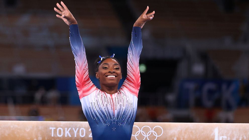 Simone Biles är tillbaka på den olympiska prispallen.