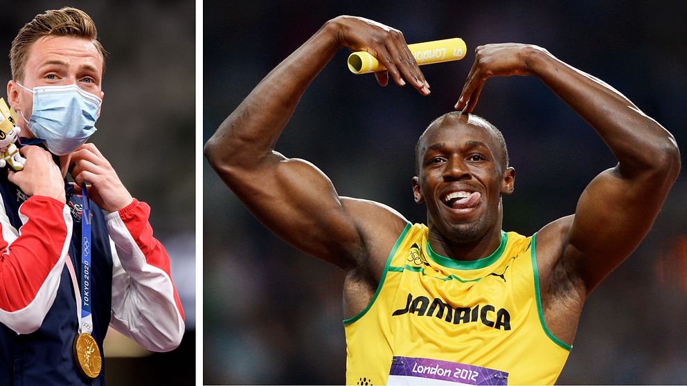 Efter sitt OS-guld fick Karsten Warholm en hälsning från Usain Bolt.