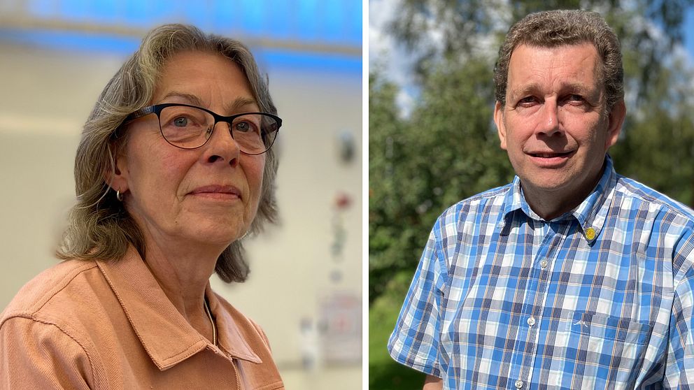 Johanna Söderberg (C) och Hans Nilsson (politisk vilde)