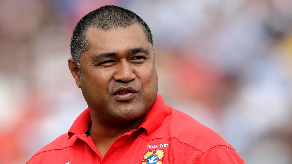 Tongas huvudtränare Toutai Kefu.