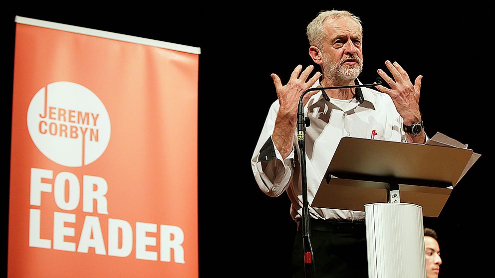 Jeremy Corbyn kan bli brittiska Labours nästa partiledare.
