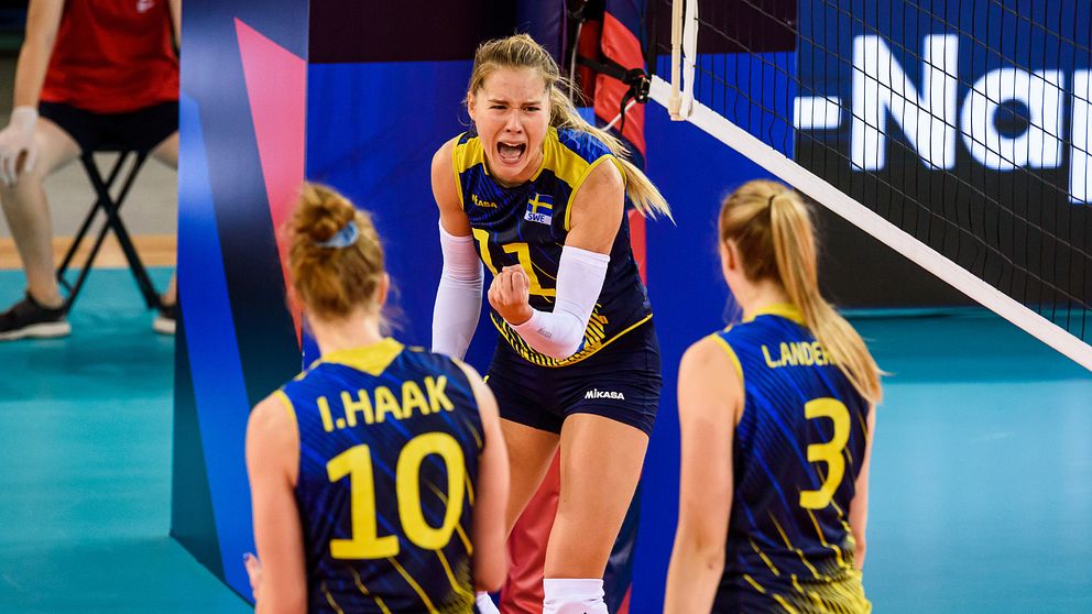 Svenska volleybolldamerna har säkrat en plats till EM 2023.