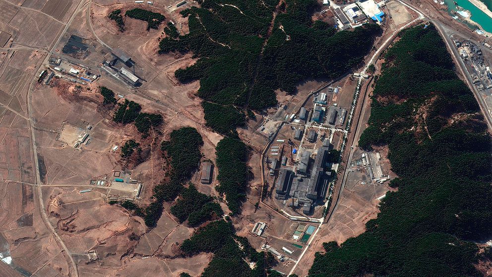 Nordkoreas största kärnkraftsanläggning Yongbyon.