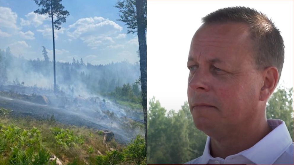 Samma dag som Mikael Hesselgren, räddningschef i Hultsfred, varnade för extrem brandrisk i SVT:s direktsändning utbröt en större brand i Lönneberga – och släckningen blev en dyr historia.