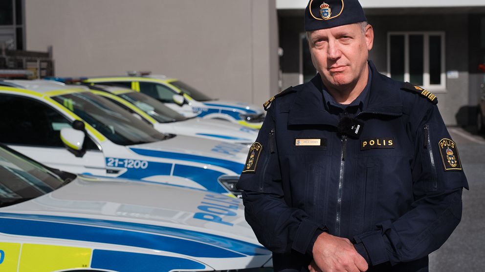Jonas Eronen, presstalesperson vid Uppsalapolisen.