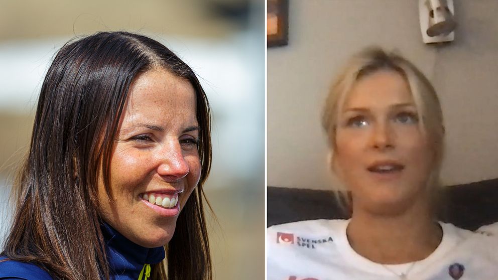 Charlotte Kalla och Frida Karlsson.