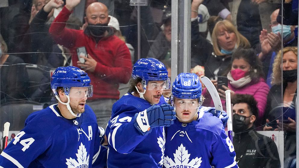 William Nylander satte 4-0-målet i storsegern.