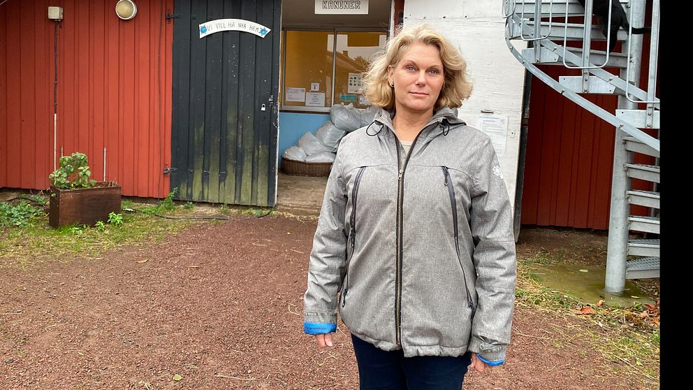 Tina Burvall är gårdsföreståndare på 4H i Kalmar.