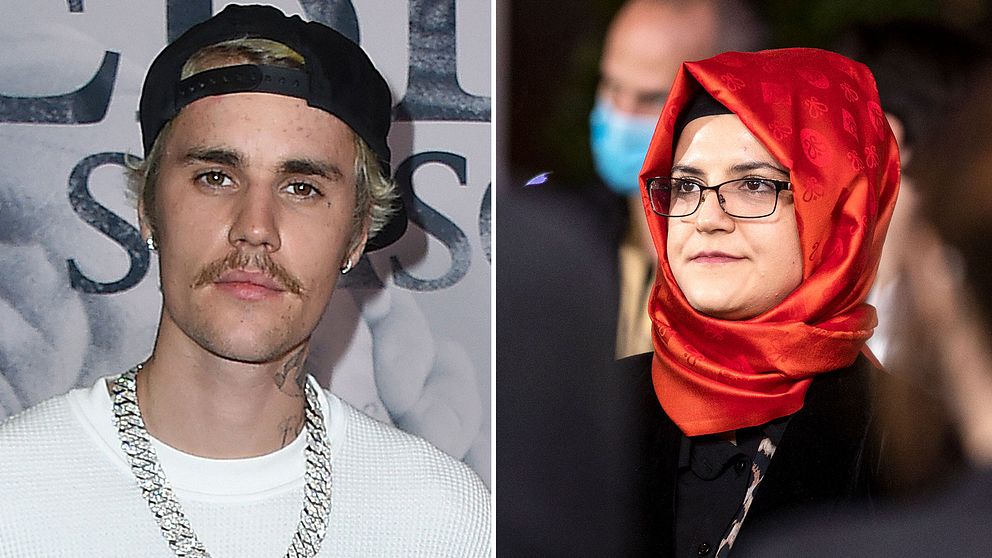 Hatice Cengiz, fästmö till den mördade journalisten Jamal Khashoggi, kritiserar världstjärnan Justin Biebers planerade konsert i Saudiarabien.