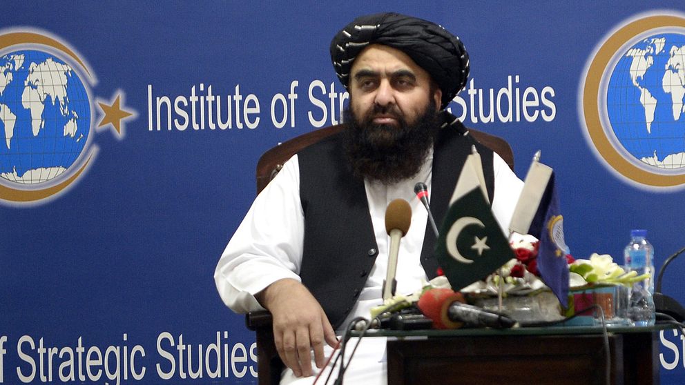 Talibanrörelsens utrikespolitiske ansvarige, Amir Khan Muttaqi. Arkivbild.
