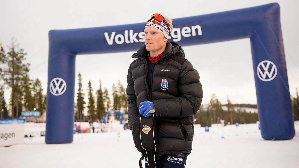 Jens Burman avbröt 15 kilometersloppet i Gällivare helgen som var.