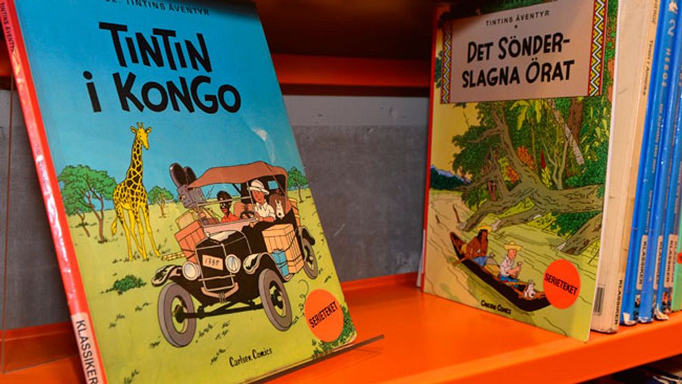 ”Tintin i Kongo” sålde mycket bättre än vanligt i samband med förra veckans rasismdebatt.