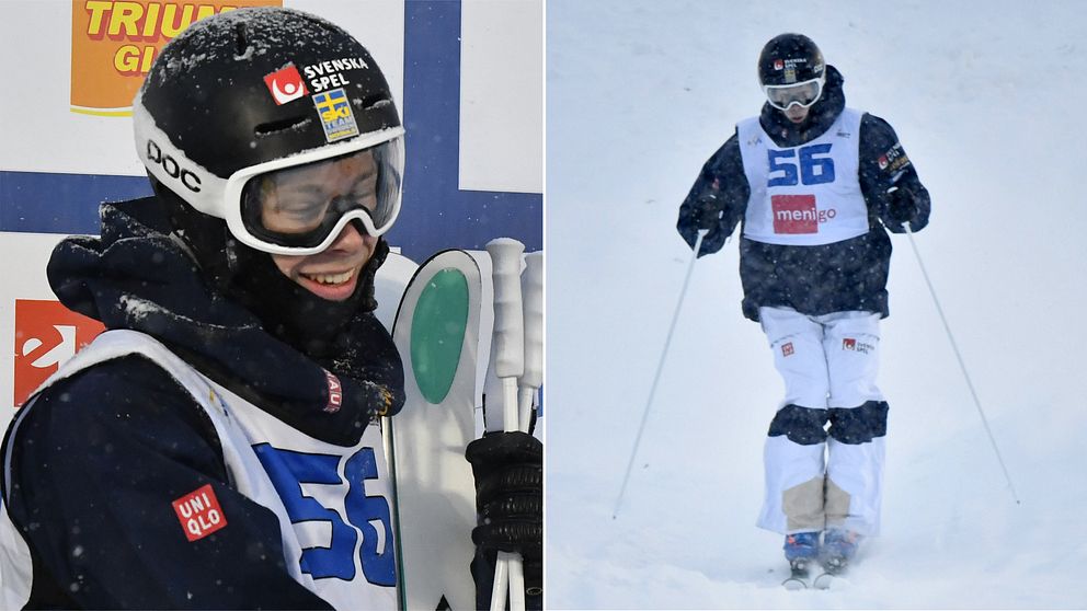Albin Holmgren tog karriärens första pallplats.
