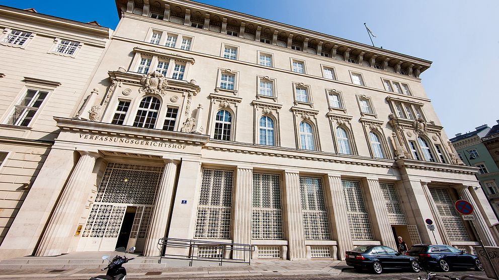 Österrikes konstitutionsdomstol i Wien.