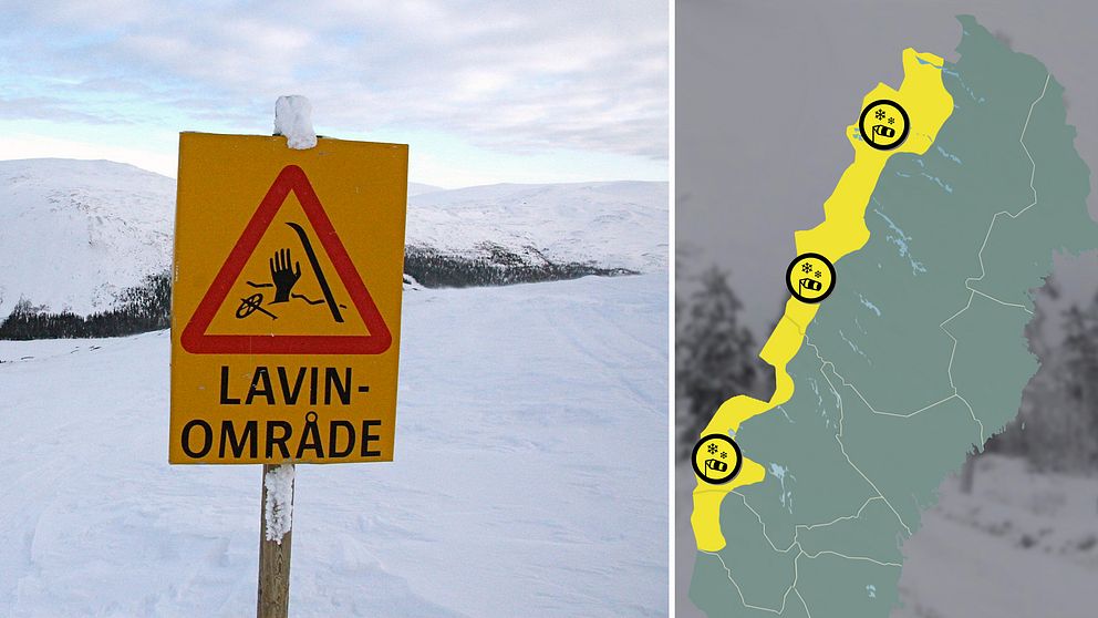 Lavinfara i fjällen