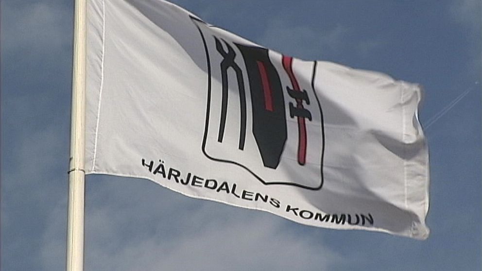 Flagga med Härjedalens kommun