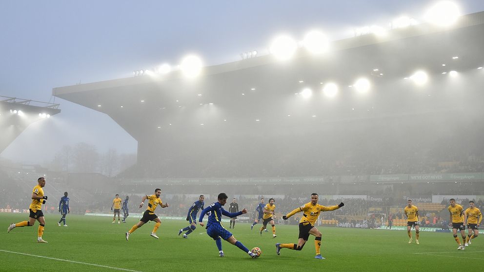 Wolverhampton – Chelsea var en av fyra Premier League-matcher som spelades helgen. Sex sköts upp.