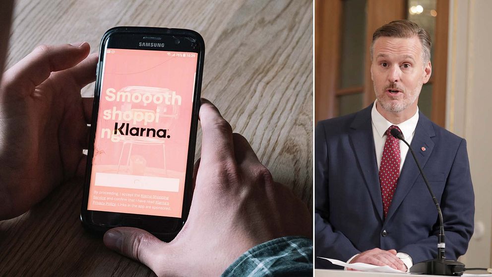 Sveriges nya finansmarknadsminster Max Elger (S) om problem han ser med Klarna i Sverige.