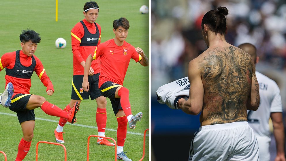 Med Kinas nya tatueringsförbud hade till exempel Zlatan Ibrahimovic inte kunnat representera deras landslag.
