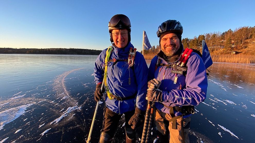 Owe Kågesten, Magnus Ålstam, Bråvallaskrinnarna issäkerhet långfärdsskridskor