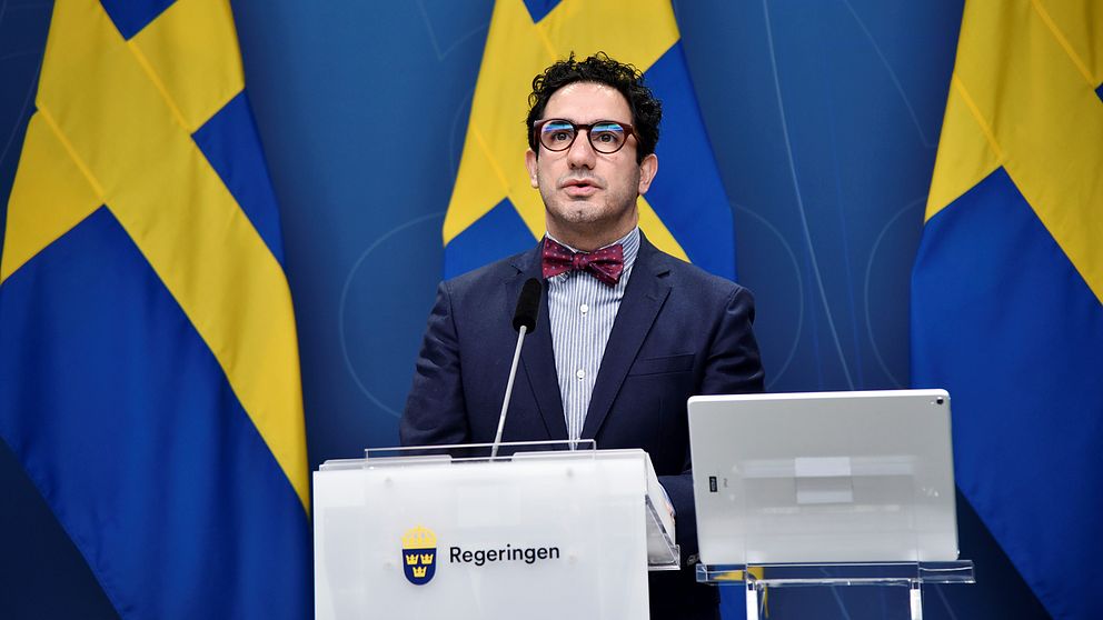 Socialförsäkringsminister Ardalan Shekarabi.