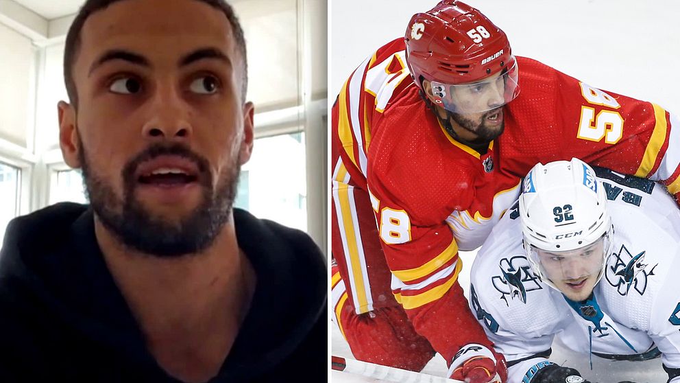 Calgarys Oliver Kylington gästar Hockeykväll i kväll.