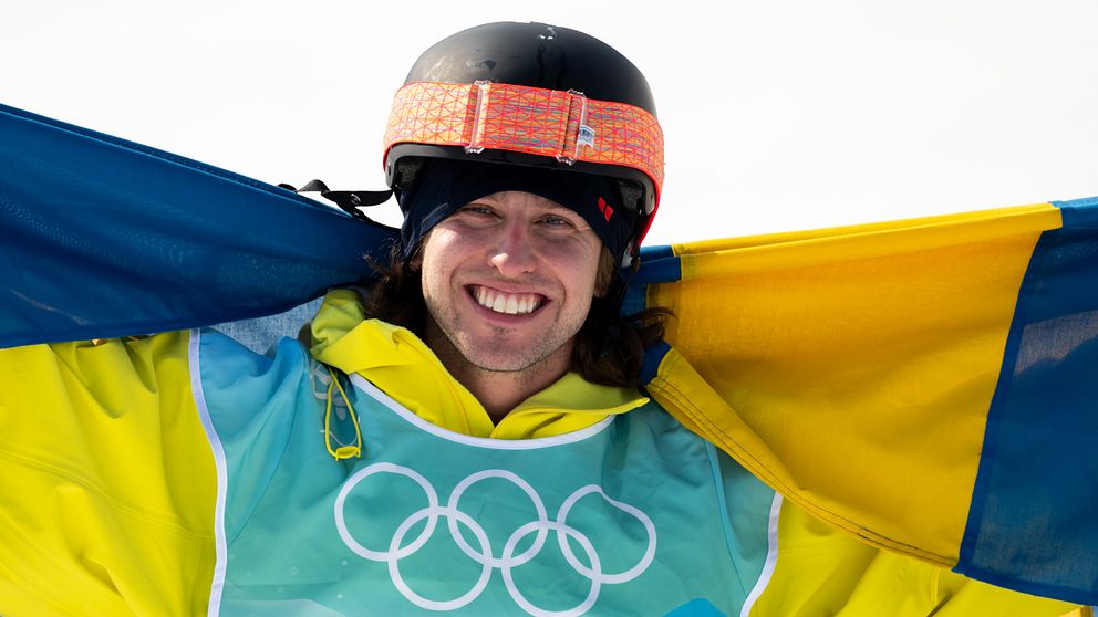 Henrik Harlaut tog OS-brons i big air.