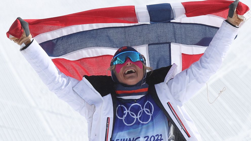 Therese Johaug bidrog till Norges vinst i medaljligan.