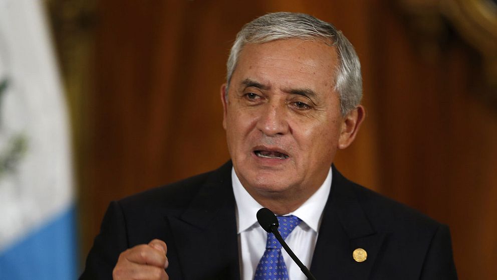 Guatemalas före detta president Otto Pérez Molina.