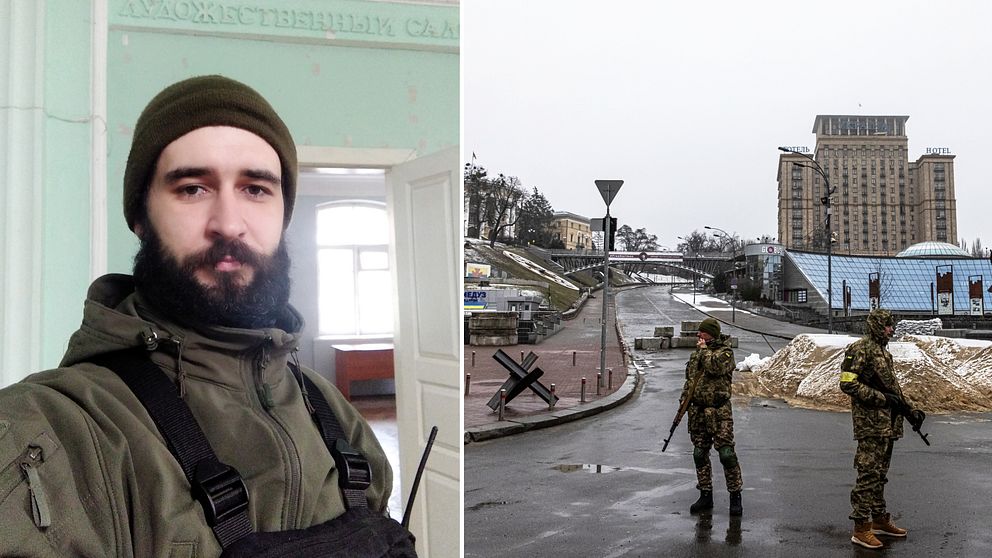 Stanislav från Skåne stannar kvar i Kiev för att frivilligt ansluta till det Ukrainska försvaret.
