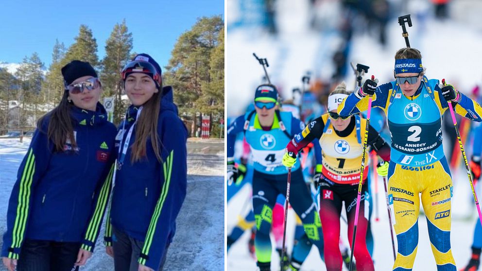 Julia Horodna och hennes syster Olena.