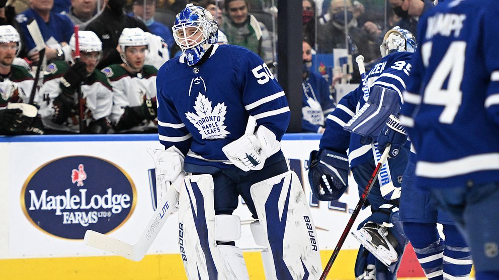 Erik Källgren imponerade i debuten för Toronto.