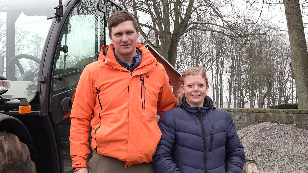 Sven Ohlson och hans fru Malin Johansson.