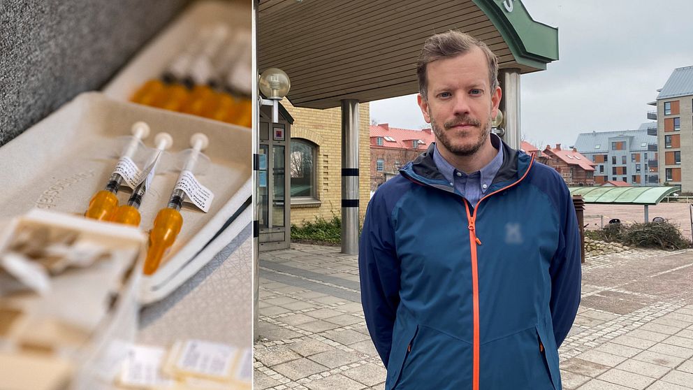 vänster är vaccin. Höger är Anders Åkvist