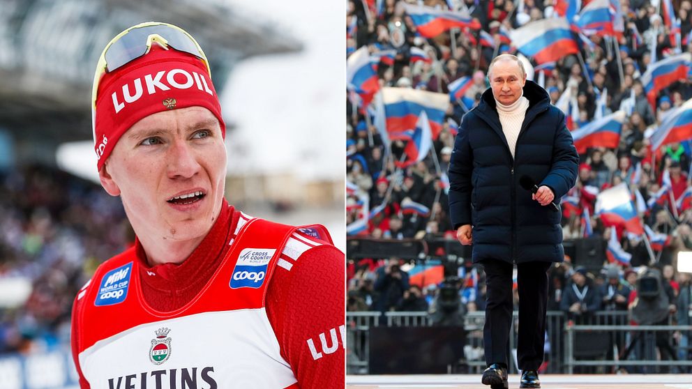 Längdskidor: Skidstjärnan dök upp under Vladimir Putins tal | SVT Sport
