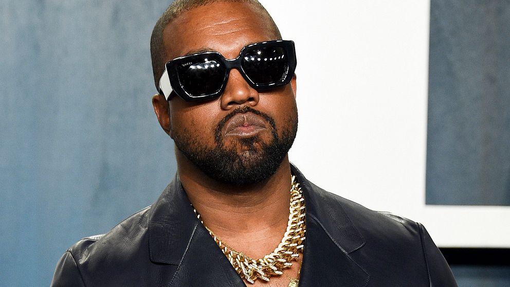 Kanye West med solglasögon. Arkivbild.