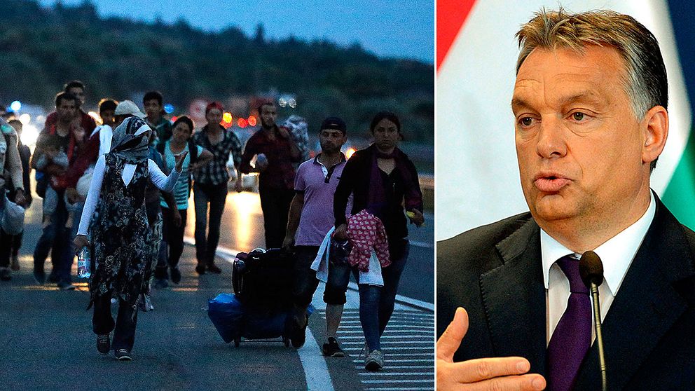 Ungerns premiärminister Viktor Orbán vill använda armén för att stoppa flyktingar.