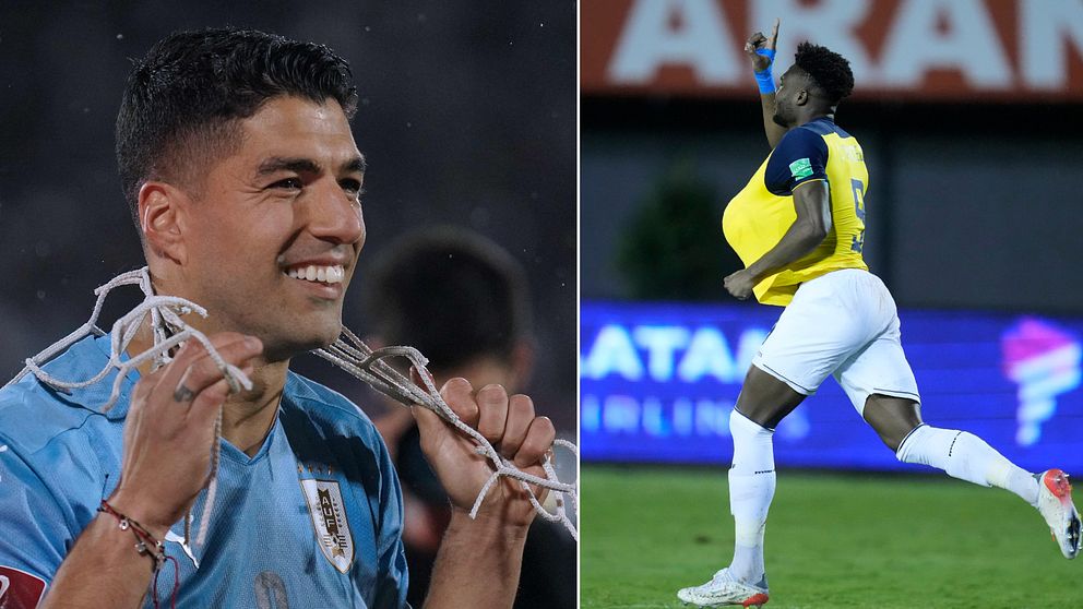 Både Uruguay och Ecuador är klara för fotbolls-VM.