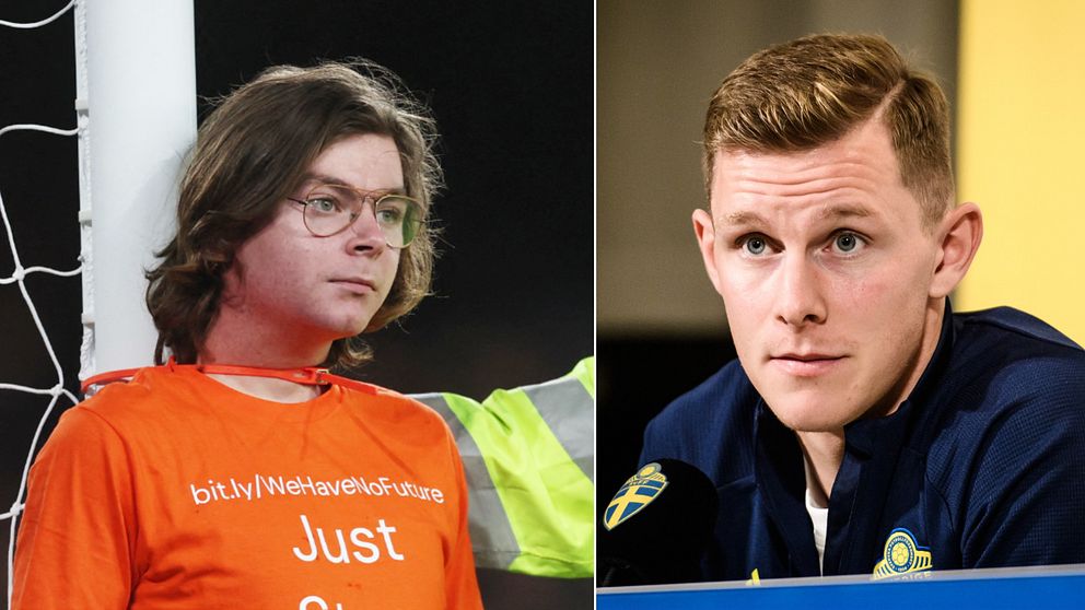 Emil Krafth berättar om de uppmärksammade bilderna i Premier League.