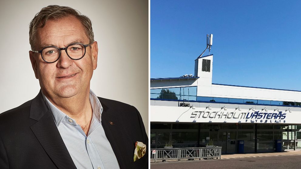 Billy Bergåker, ny ordförande i nya flygplatsbolaget i Västerås.